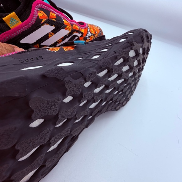 WEB BOOST DAY OF THE DEAD MENS RUNNING SHOE PRIMEKNIT MONARCH
BUTTERFLIES ORANGE - Picture 11 of 11